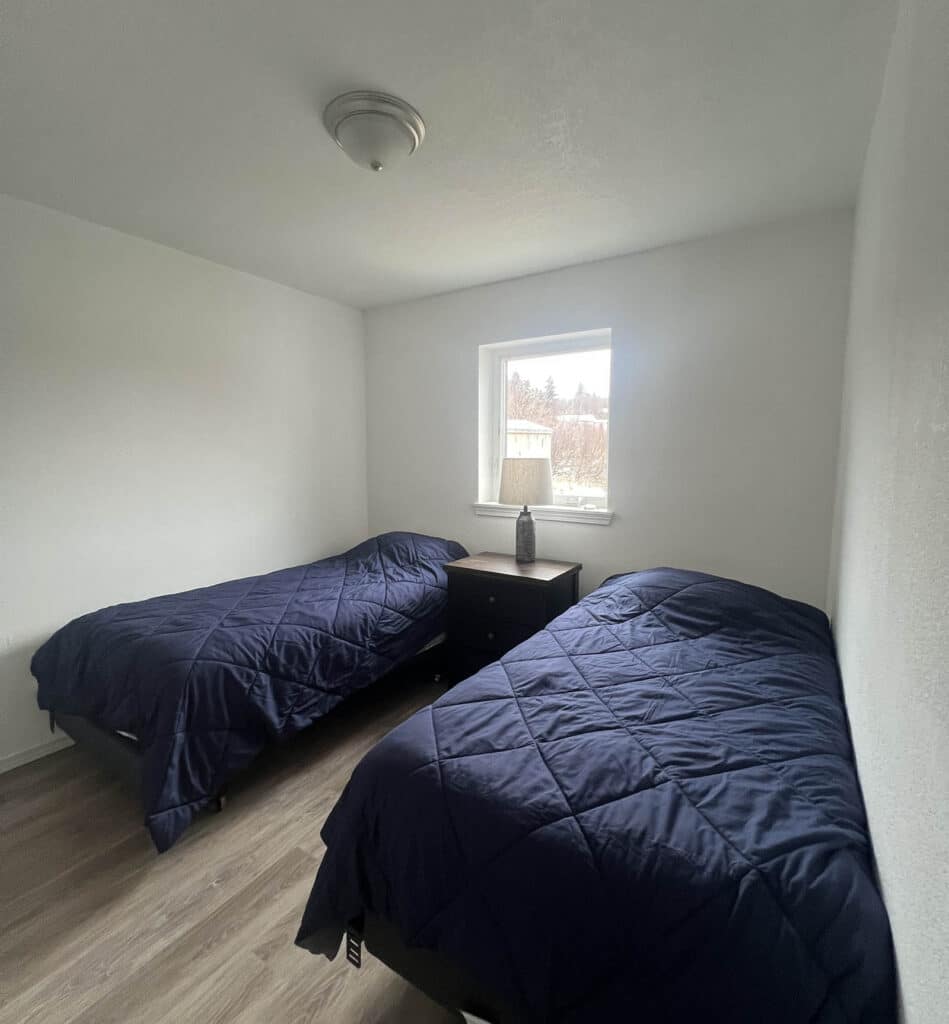 Bedroom with two beds